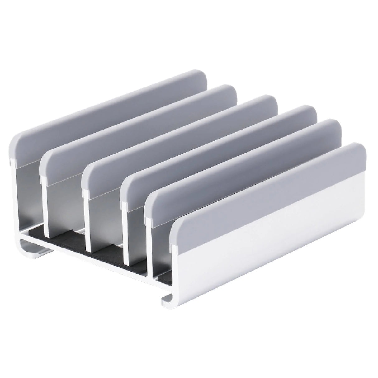 Vertical Laptop Stand Office Desk Accessories Laptop Organizer, Silver