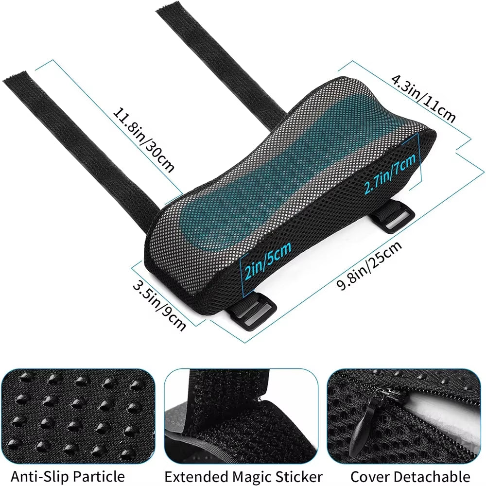 2Pcs Ergonomic Memory Foam Armrest Pads Office Chair Arm Rest Cover Pillow Elbow Support Cushion for Computer,Gaming,Desk Chairs