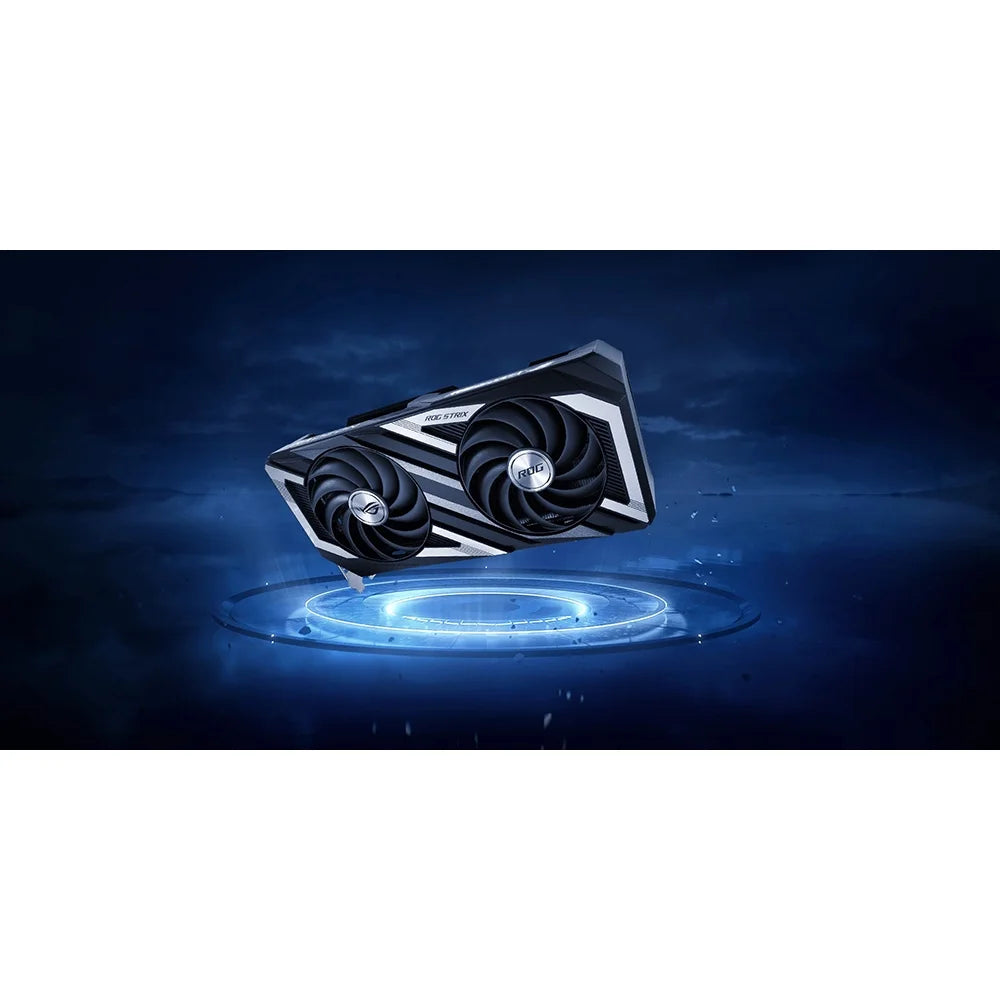 AMD Radeon 6600XT - PCI Express 4.0 8GB GDDR6 SDRAM Gaming Graphics Card, Black/Gray (ROG-STRIX-RX6600XT-O8G-GAMING)