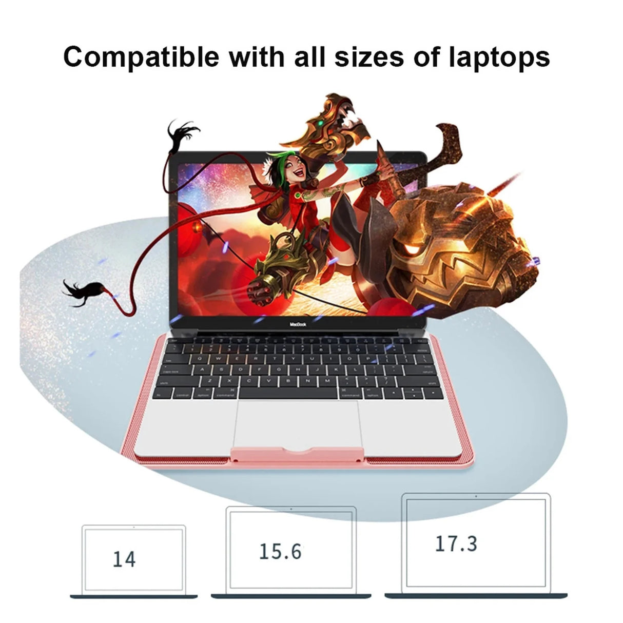 Laptop Cooling Stand Cooling Pad Adjustable Stand Laptop Stand with Six Fans Suitable for Laptop Stand Laptop Stand