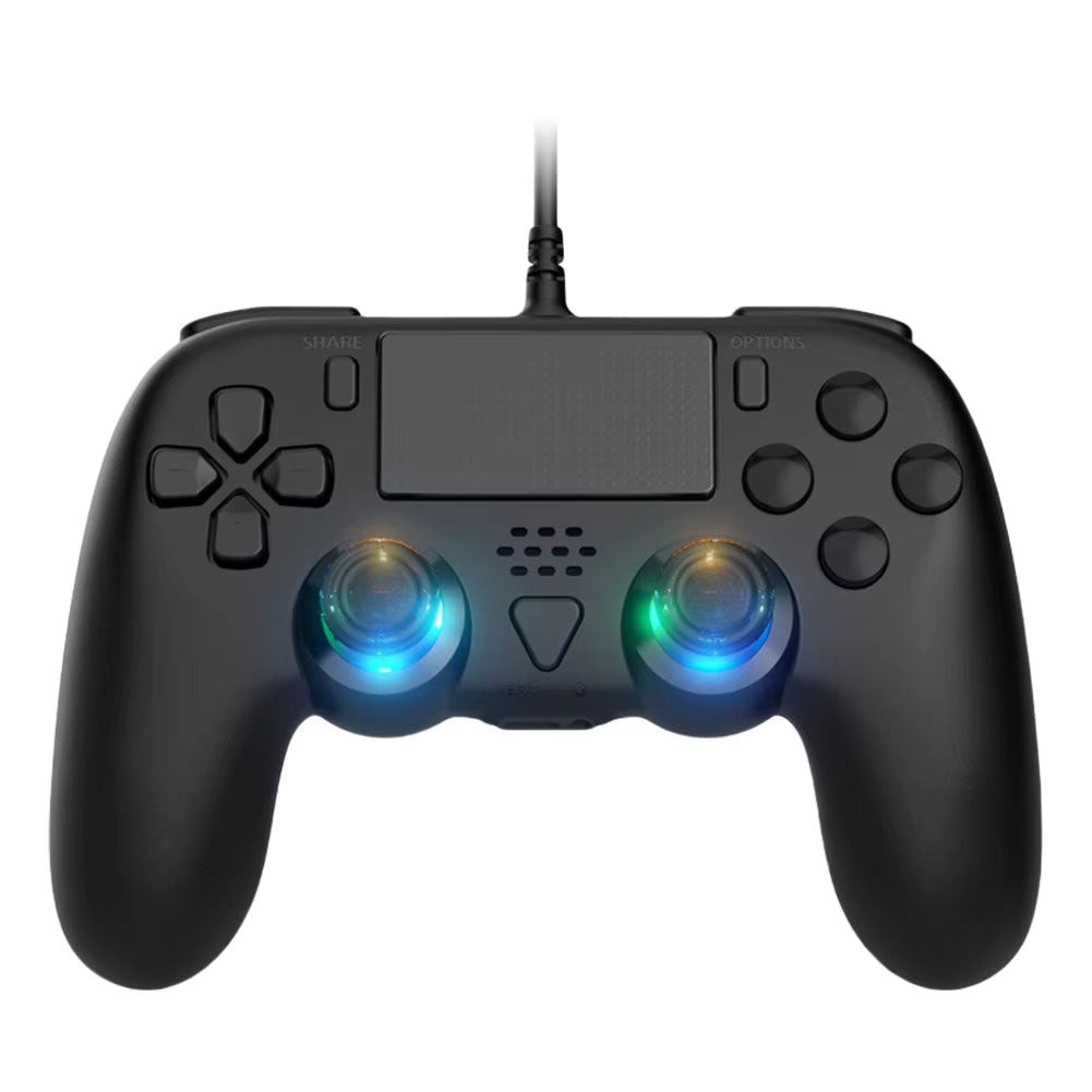 Wired Controller Gamepad for PS5/PS5 Slim/Pc with Turbo/Dual Vibration/6-Axis Gyroscope USB Game Controller Macro Programming