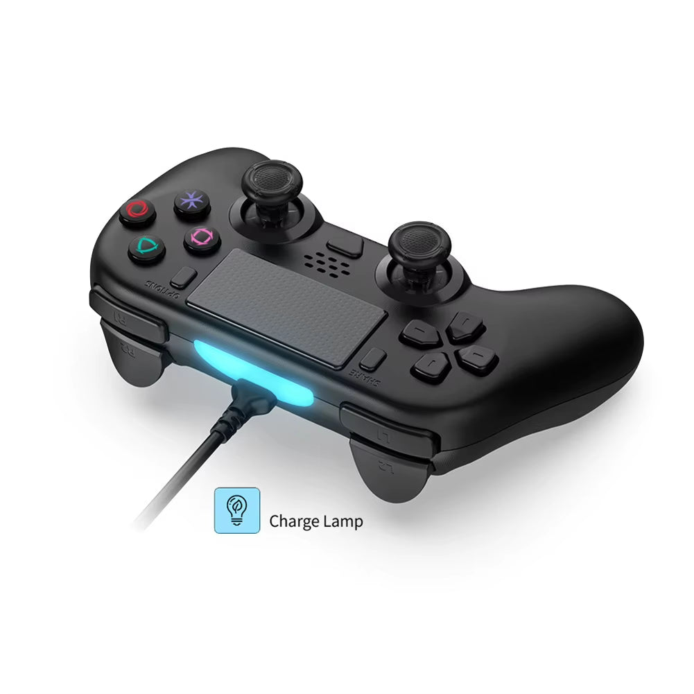 Wired Controller Gamepad for PS5/PS5 Slim/Pc with Turbo/Dual Vibration/6-Axis Gyroscope USB Game Controller Macro Programming