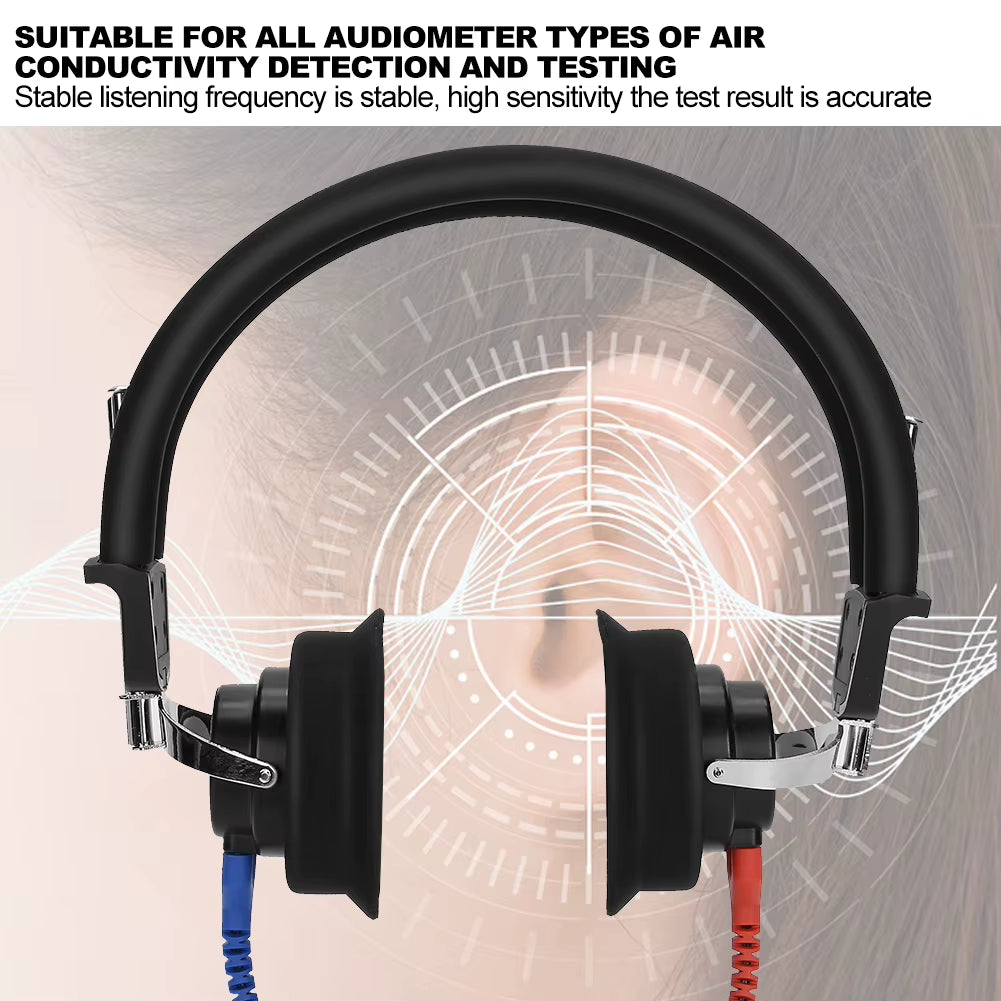 Audiometer Headphone High‑Sensitivity Air Conduction Audiometer Hearing Test Headphone High‑Sensitivity Audiometer Headphone