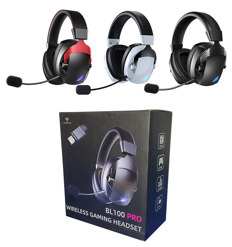 Cross-Border Over-Ear Bluetooth Headphones With Wireless Microphone 2.4G Dual-Mode, For E-Sports, Gaming PCs & PS5