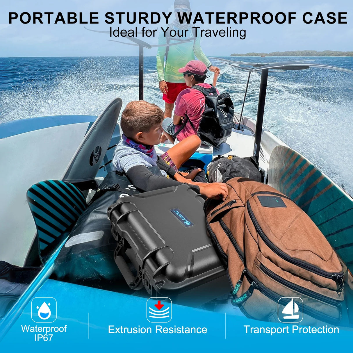 Waterproof Hard Case for DJI Air 3S/Air 3/,DJI RC2/RC N3/RC N2,Goggles 3/ Goggles 2/Goggles Integra,Rc Motion 3/RC Motion 2 and Accessories(Case Only)