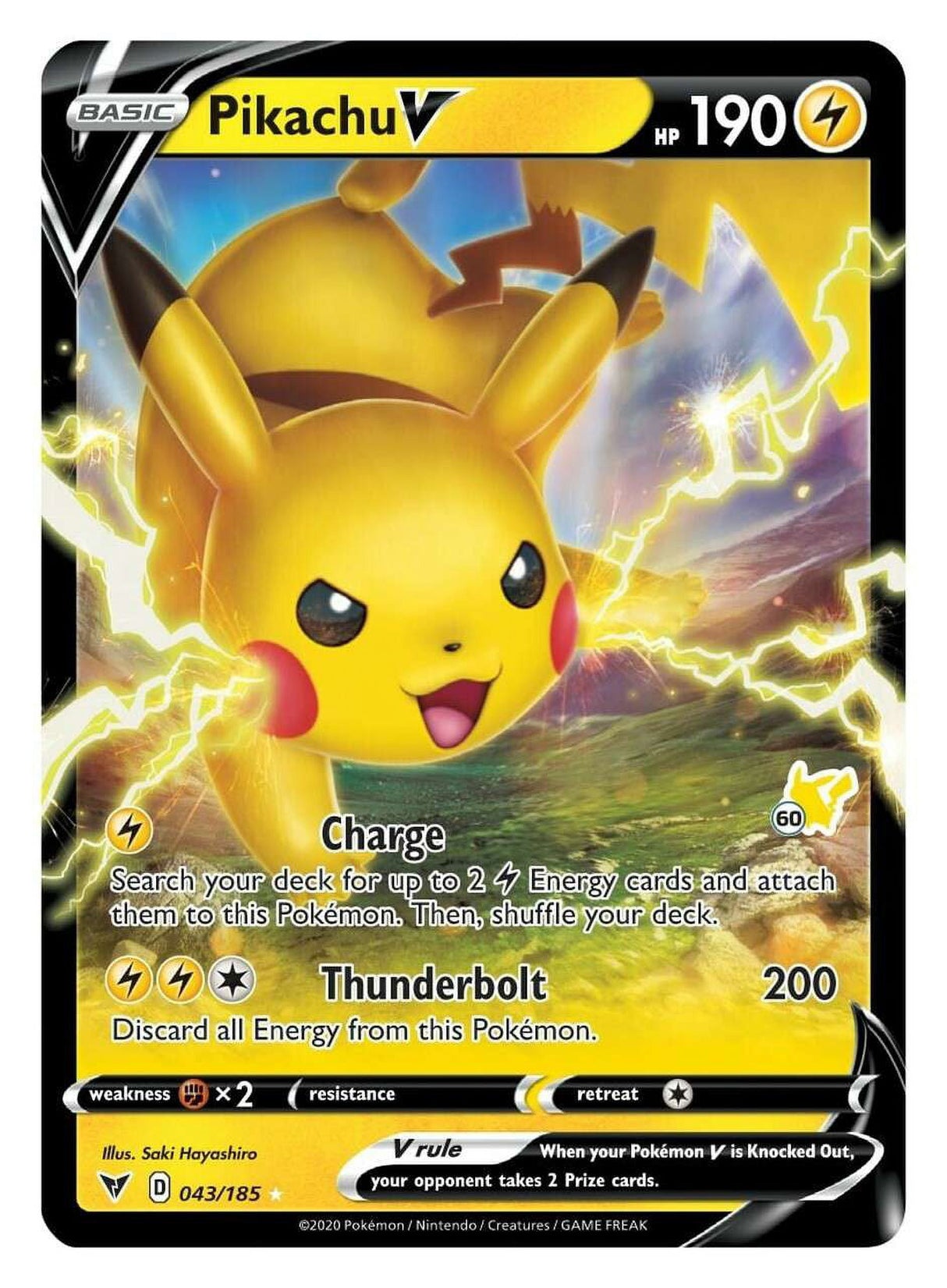 Trading Card Game Pikachu 60-Card Deck