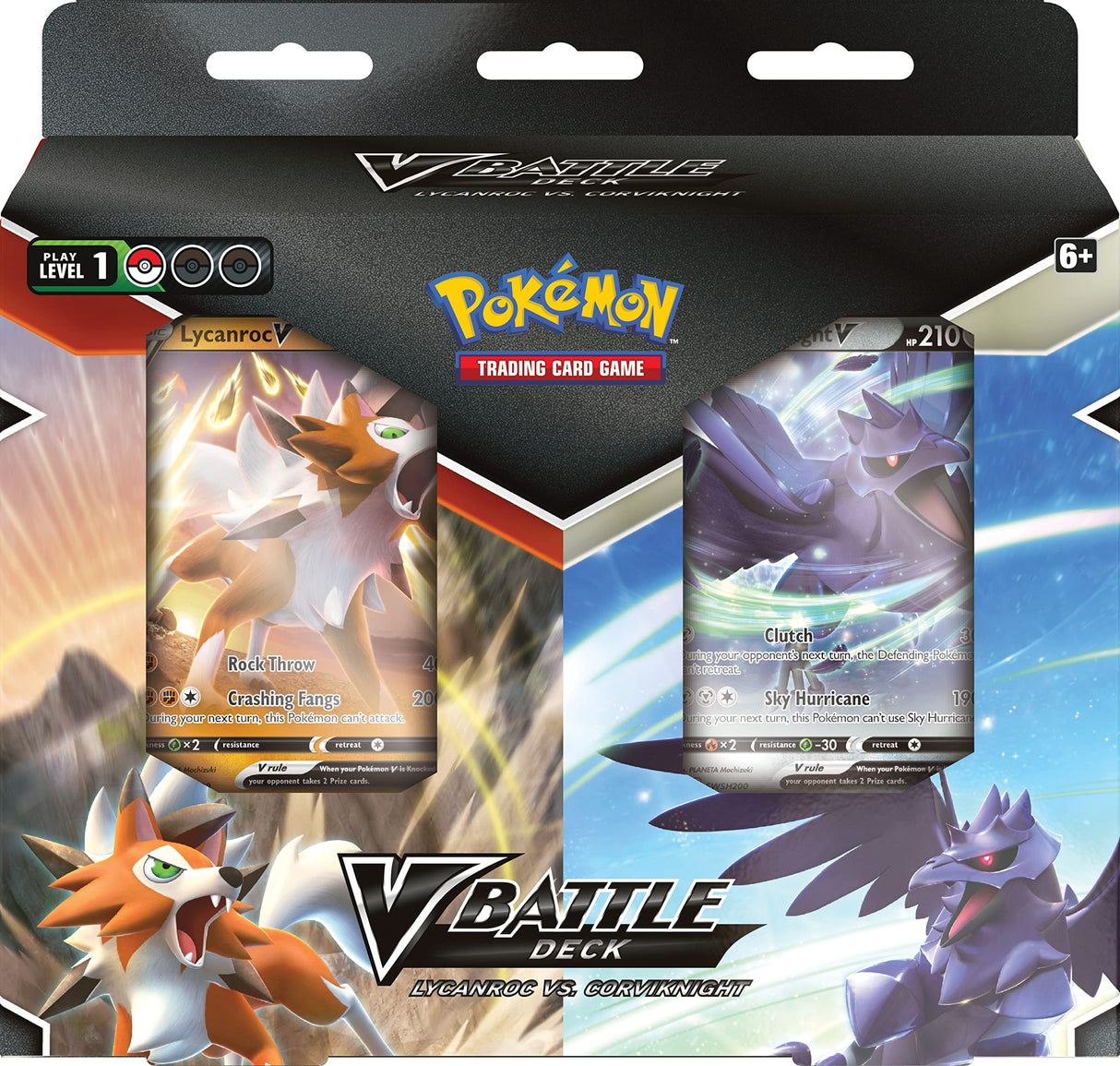 PKU80957 V Battle Deck Lycanroc & Corviknight Card Game