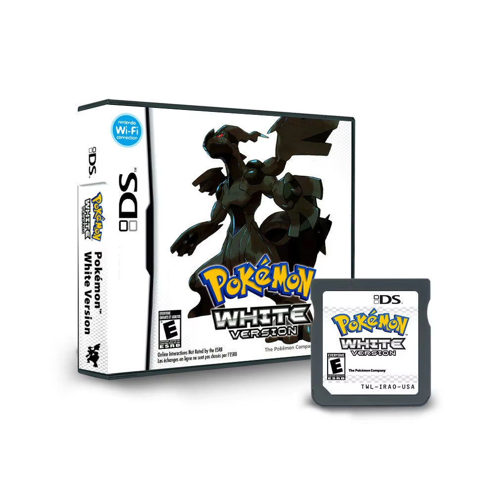 NDS Game Card Pokemon Series Card Pokemon Black 2 Pokemon White 2 USA Version (R4 Card Version) for NDSL 2DS 3DS