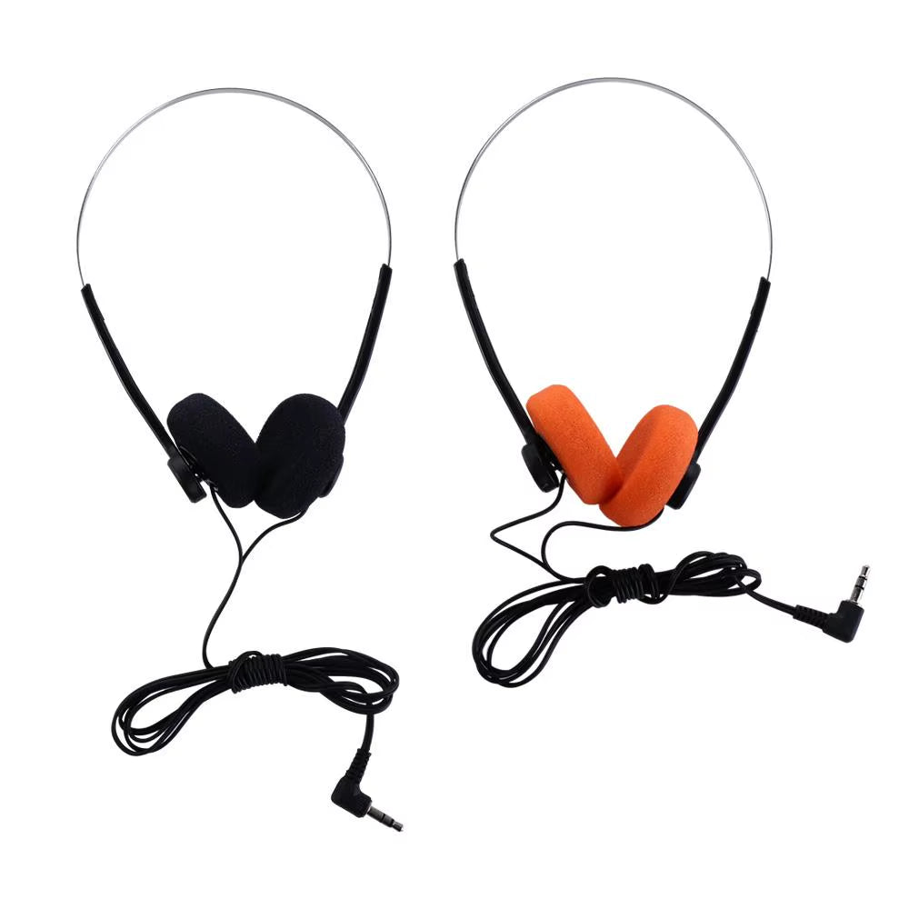 Personality over Ear Headphone Wired 3.5Mm Retro Feelings Headphone Vintage 80S 90S Walkman Headphone Photo Props