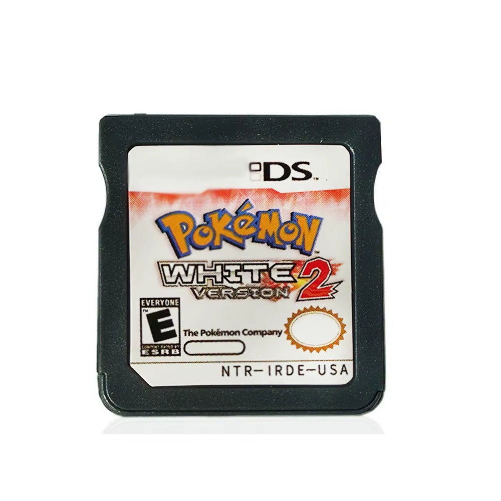 NDS Game Card Pokemon Series Card Pokemon Black 2 Pokemon White 2 USA Version (R4 Card Version) for NDSL 2DS 3DS