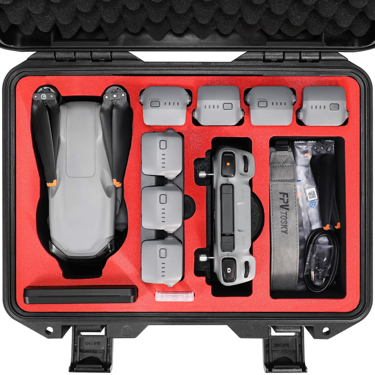 Hard Case for Dji Air 3S/Air 3 Drone/Fly More Combo, Waterproof Air 3S Hard S...