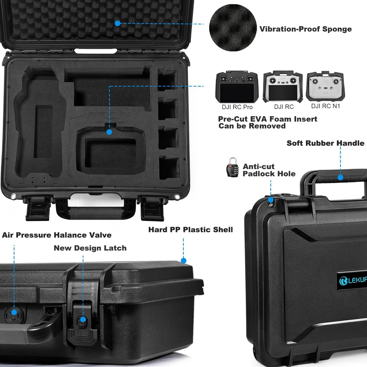 Waterproof Hard Carrying Case for DJI Mavic 3 Pro/Classic/Co