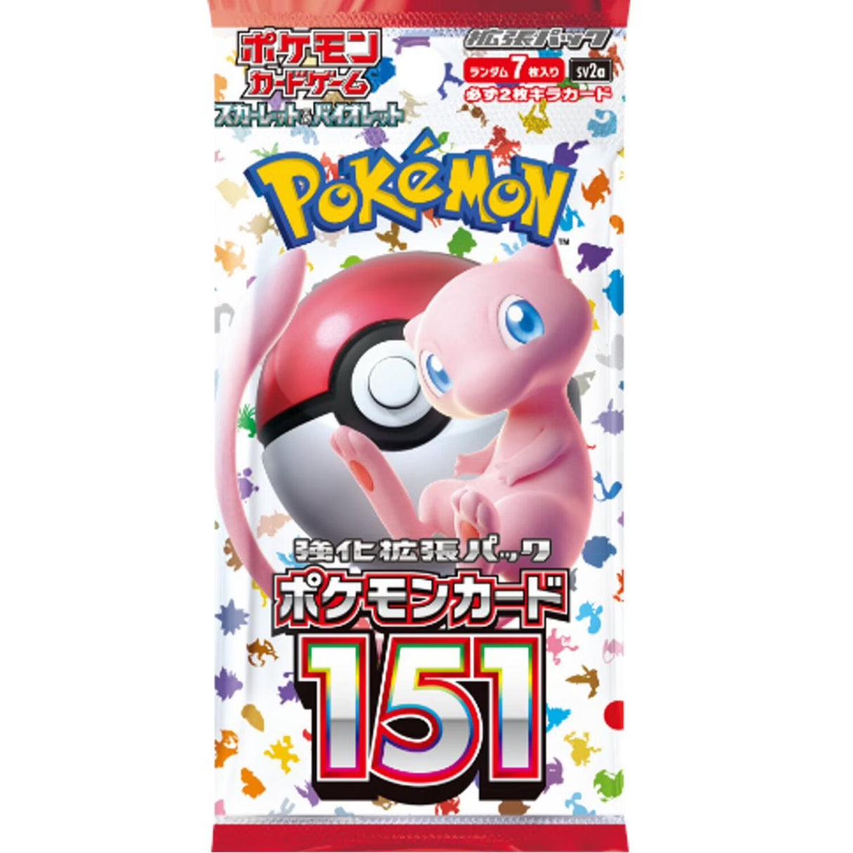 Trading Card Game Scarlet & Violet 151 Booster Pack (JAPANESE, 7 Cards)