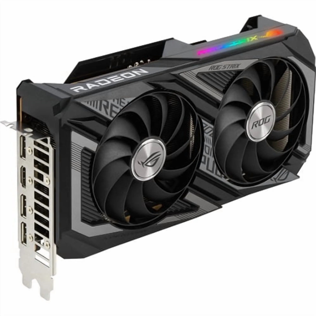 AMD Radeon 6600XT - PCI Express 4.0 8GB GDDR6 SDRAM Gaming Graphics Card, Black/Gray (ROG-STRIX-RX6600XT-O8G-GAMING)