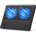 12 "-15.6" Laptop Cooler, Gaming Laptop Cooling Rack, Adjustable Wind Speed, 2 Usb-Powered Laptop Fan Cooling Pads