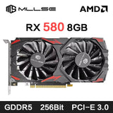 AMD RX 580 8GB 2048SP Gaming Graphics Card GDDR5 256Bit PCI-E 3.0 ×16 8Pin Radeon GPU Rx 580 Video Card Placa De Video