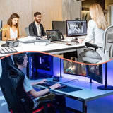 2Pcs Ergonomic Memory Foam Armrest Pads Office Chair Arm Rest Cover Pillow Elbow Support Cushion for Computer,Gaming,Desk Chairs