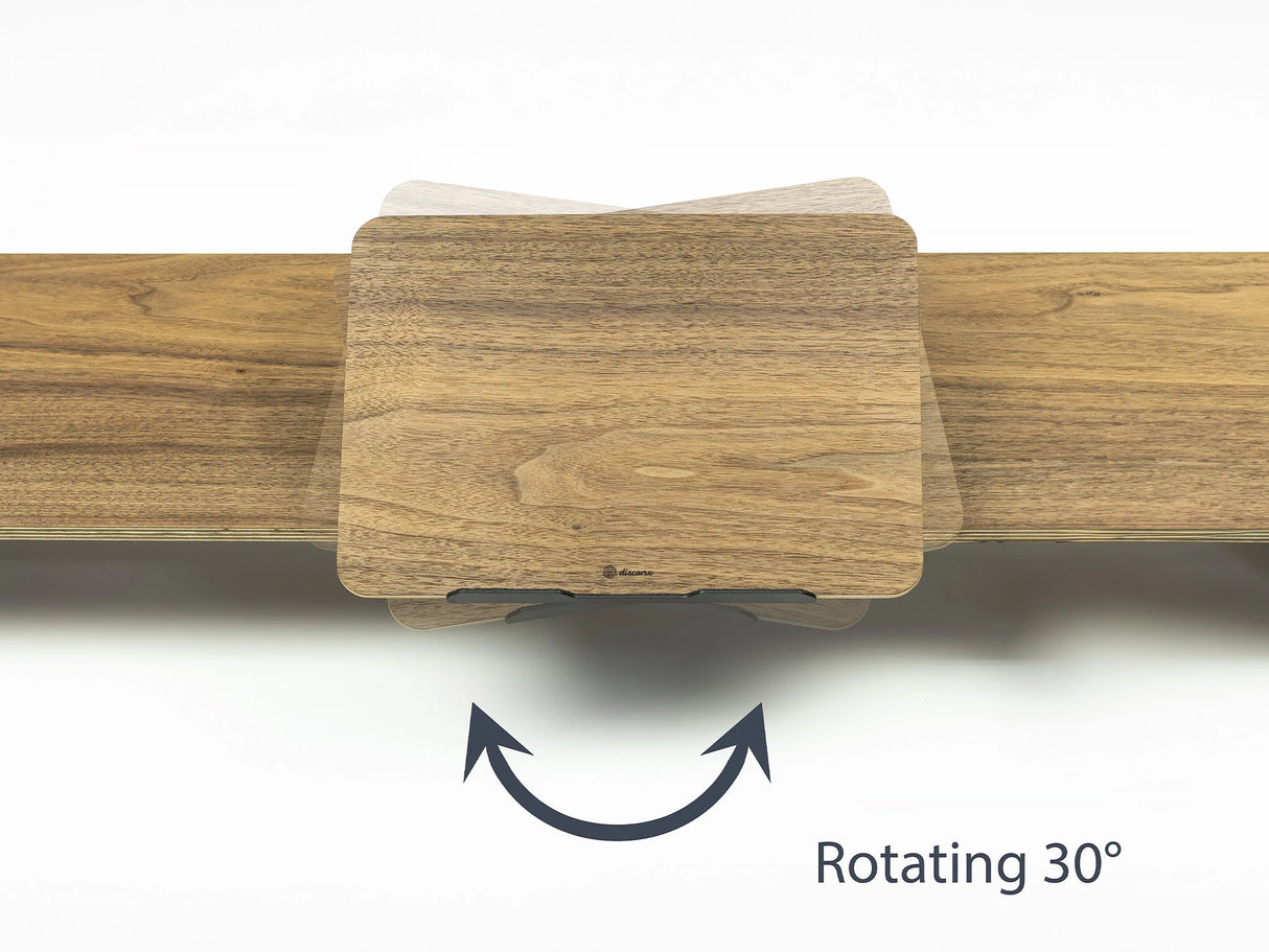 Laptop Stand Wood and Steel Macbook Pro Stand Wooden Laptop Riser Desk Shelf for Macbook