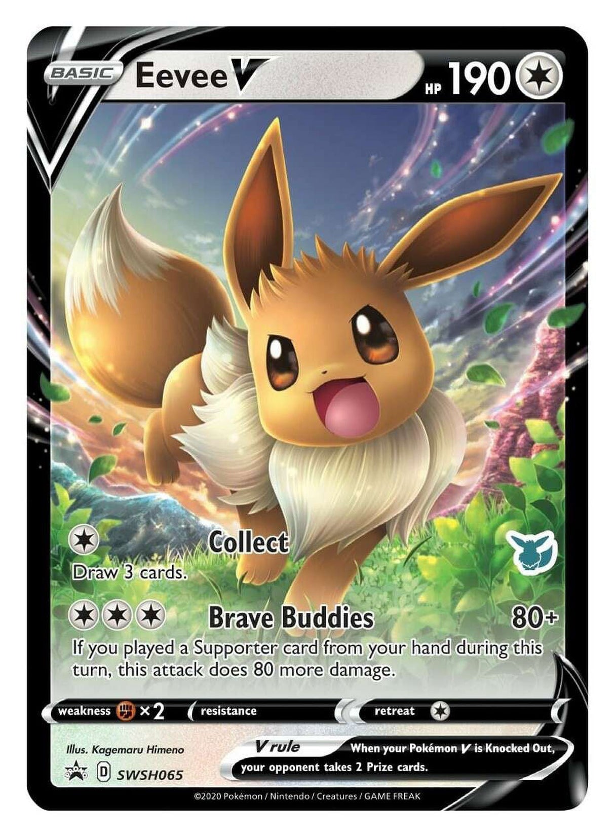 Trading Card Game Eevee 60-Card Deck