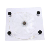 18.8X18.8Cm Laptop Cooling Pad, White Portable USB Powered Fan Cooling , Keep Laptop Cooling, Gift for Friends