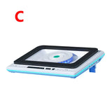 Gaming Laptop Cooling Pad, Laptop Cooling Stand with 5.5Inch External Cooling Fan, Rapid Cooling Laptop 15.6-21Inch