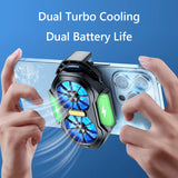 Universal Mini Mobile Phone Cooling Fan Radiator Turbo Hurricane Game Cooler Cell Phone Cool Heat Sink for Iphone-Samsung-Xiaomi