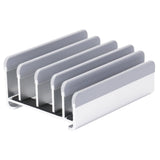 Vertical Laptop Stand Office Desk Accessories Laptop Organizer, Silver