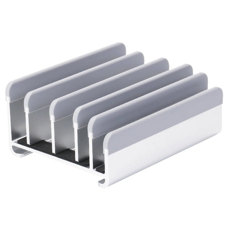 Vertical Laptop Stand Office Desk Accessories Laptop Organizer, Silver