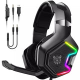 ONIKUMA K10 PRO Gaming Headset Stereo Gaming Headphones For PS4 PS5   One With Mic Led Light