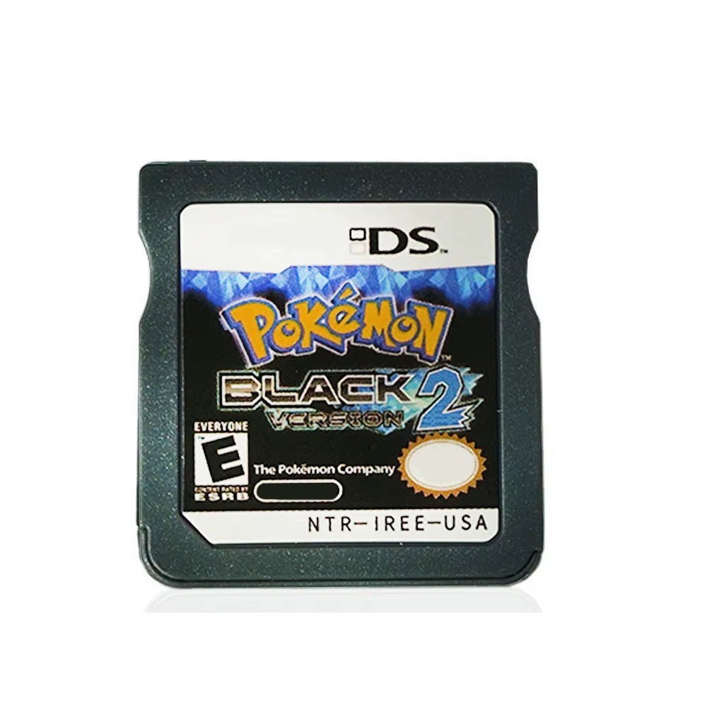 NDS Game Card Pokemon Series Card Pokemon Black 2 Pokemon White 2 USA Version (R4 Card Version) for NDSL 2DS 3DS