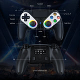 Controller Compatible for Ps5/Pc Console Gaming with with Turbo Dual Sense Vibrate Programming Function Bluetooth Gamepad