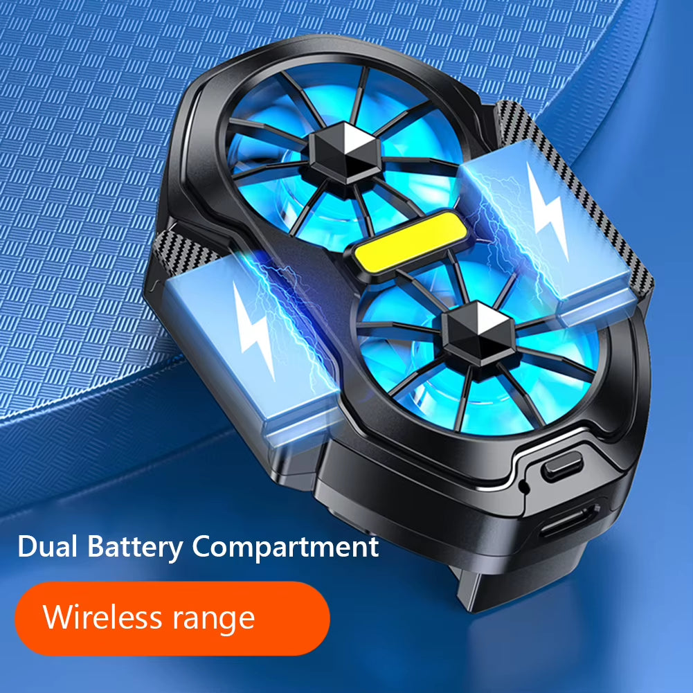 Universal Mini Mobile Phone Cooling Fan Radiator Turbo Hurricane Game Cooler Cell Phone Cool Heat Sink for Iphone-Samsung-Xiaomi