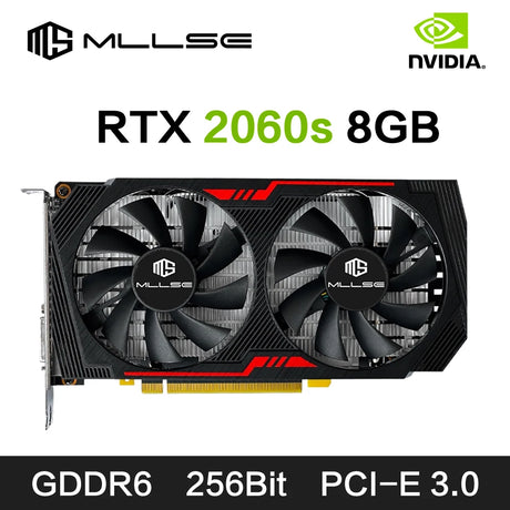 Rtx2060Super 8GB Placa De Video Gaming Graphics Card GDDR6 256Bit 8Pin PCI Express 3.0X16 Rtx2060S 8Gb Game