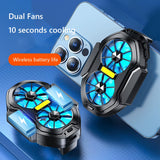 Universal Mini Mobile Phone Cooling Fan Radiator Turbo Hurricane Game Cooler Cell Phone Cool Heat Sink for Iphone-Samsung-Xiaomi