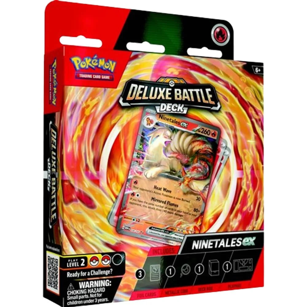 Ninetales Ex Deluxe Battle Deck (60 Cards & More)