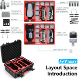 Hard Case for Dji Air 3S/Air 3 Drone/Fly More Combo, Waterproof Air 3S Hard S...