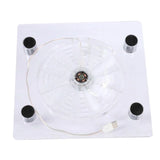 18.8X18.8Cm Laptop Cooling Pad, White Portable USB Powered Fan Cooling , Keep Laptop Cooling, Gift for Friends