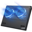 12 "-15.6" Laptop Cooler, Gaming Laptop Cooling Rack, Adjustable Wind Speed, 2 Usb-Powered Laptop Fan Cooling Pads
