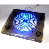 18.8X18.8Cm Laptop Cooling Pad, White Portable USB Powered Fan Cooling , Keep Laptop Cooling, Gift for Friends
