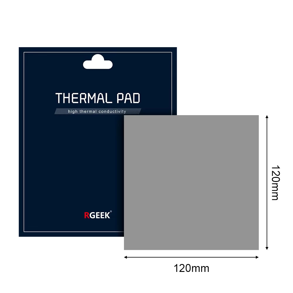 12.8W/Mk Heat Dissipation Silicone Pad CPU/GPU Graphics Card Water Cooling Thermal Pad Mat Motherboard Silicone Grease Pad