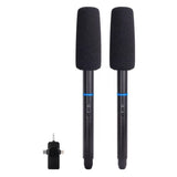 3 in 1 Wireless Interview Microphone Handheld Microphone for Smartphone and Camera Microfono Microfone