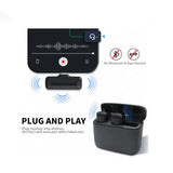 Wireless Lavalier Microphones for Iphone Ipad Leereel Plug and Play Lapel Mic with Charging Case for Interview Video Recording Tiktok Live Stream Noise Reduction