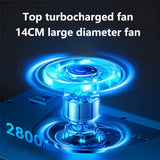 Gaming Laptop Cooling Pad, Laptop Cooling Stand with 5.5Inch External Cooling Fan, Rapid Cooling Laptop 15.6-21Inch