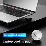 Portable Laptop Stand Cooling Pad Compact Design Easy to Carry Adjustable Notebook Non-Slip Bracket Ventilated Holder