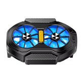 Universal Portable Dual Fan Rechargeable Mobile Phone Cooler Radiator Phone Cooling Fan for Iphone 15 Xiaomi 14 Samsung S24U