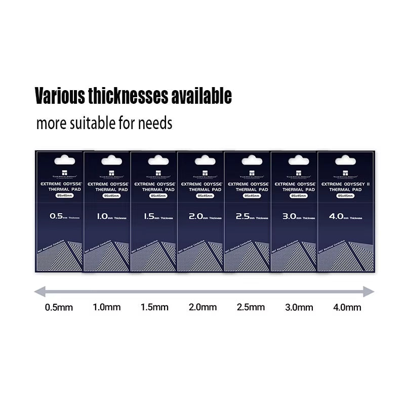 ODYSSEY Ⅱ 2Nd Generation 14.8W/MK Silicone Pad Thermal Pad CPU/GPU Graphics Card Motherboard Thermal Pad 84X45X4.0