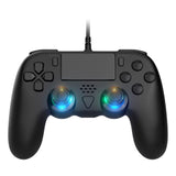 Wired Controller Gamepad for PS5/PS5 Slim/Pc with Turbo/Dual Vibration/6-Axis Gyroscope USB Game Controller Macro Programming