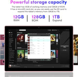 Android 13 Tablet with Keyboard, 10 Inch 2 in 1 Tablets, 12GB RAM+128GB ROM 2.0Ghz CPU Tableta, 2.4G/5G Wifi6 BT 5.0 Tablet PC, 1280*800 HD Tablet with Case Mouse Stylus Film, 6000Mah Battery Tablet