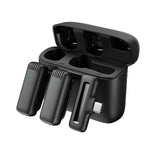 Wireless Lavalier Microphones for Iphone Ipad Leereel Plug and Play Lapel Mic with Charging Case for Interview Video Recording Tiktok Live Stream Noise Reduction