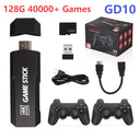 GD10 X2 plus Game Stick 4K HD Retro Video Game Console Wireless Controllers 64/128/256GB Built-In 58000 Games Support TF Card